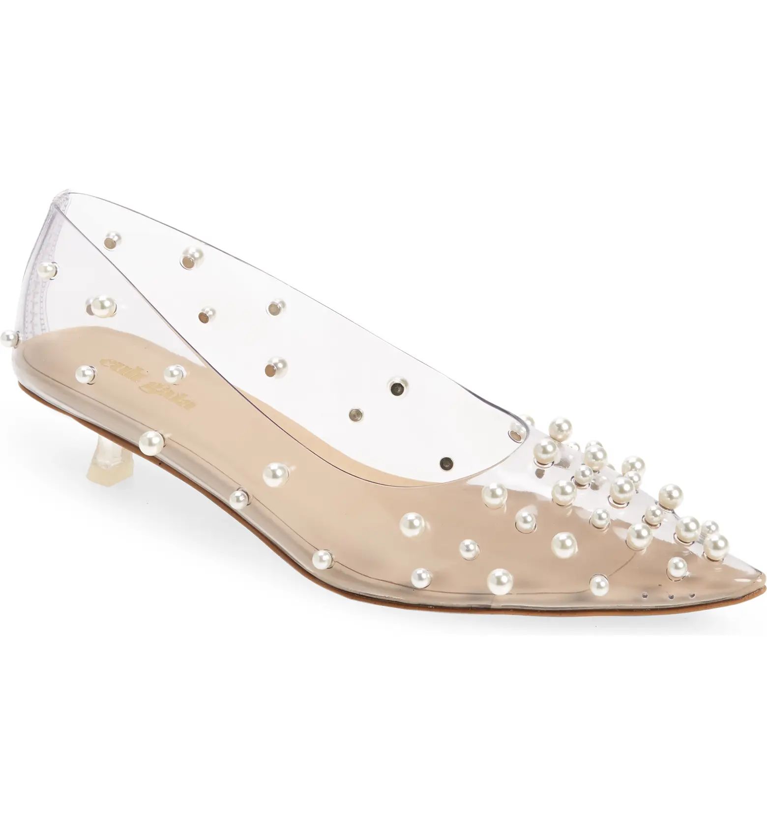 Cult Gaia Roxy Pearl Kitten Heel Pump | Nordstrom | Nordstrom