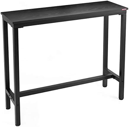 Mr IRONSTONE Bar Table, 47” Rectangular Kitchen Pub Dining Coffee Table High Writing Computer T... | Amazon (US)