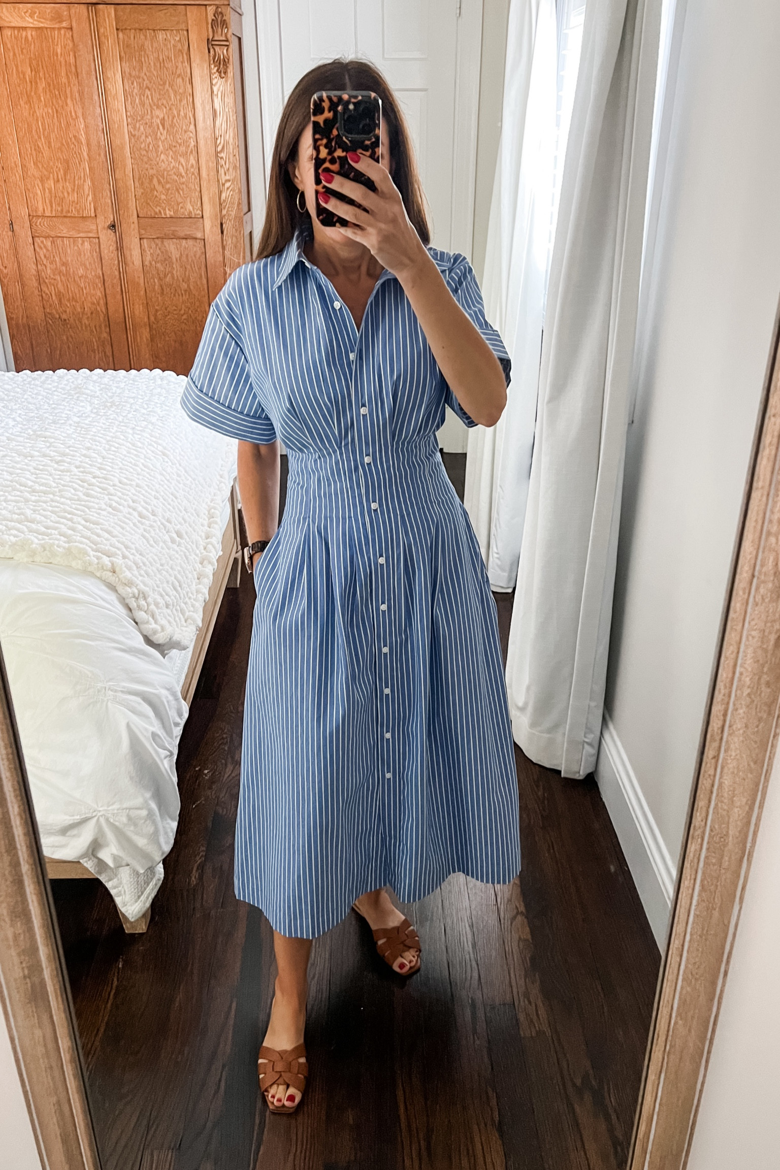 Beautiful and flattering J.Crew dress.  I am wearing a size 0.  

#LTKWorkwear #LTKOver40