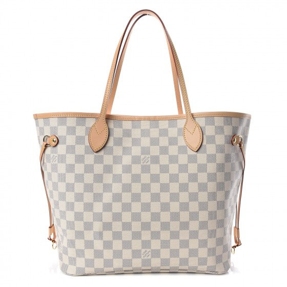 LOUIS VUITTON Damier Azur Neo Neverfull MM Rose Ballerine | Fashionphile