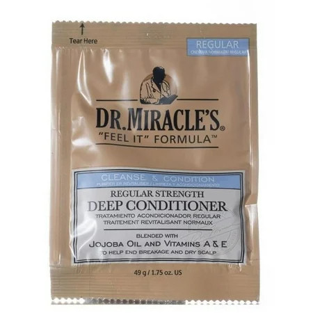 Dr. Miracles Regular Strength Deep Conditioner Packett Repairing Dry Hair Female | Walmart (US)