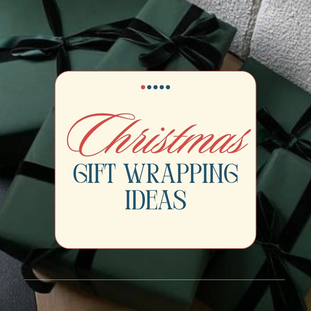 Christmas gift wrapping ideas and chic wrapping paper! Easy ways to quickly elevate your gift giving!🙌✨🎄🎅🏼

#LTKGiftGuide #LTKCyberWeek #LTKHoliday