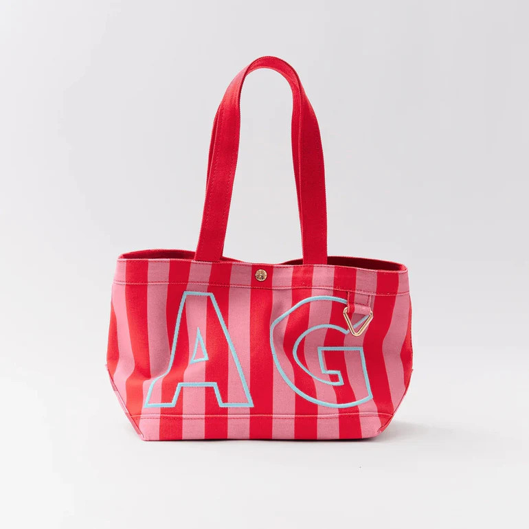 Striped Custom Alpha Tote - Custom Cabana | BaubleBar