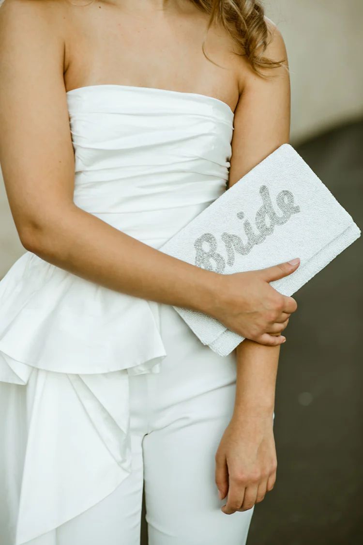 Here Comes The Bride Clutch - Large | Confête