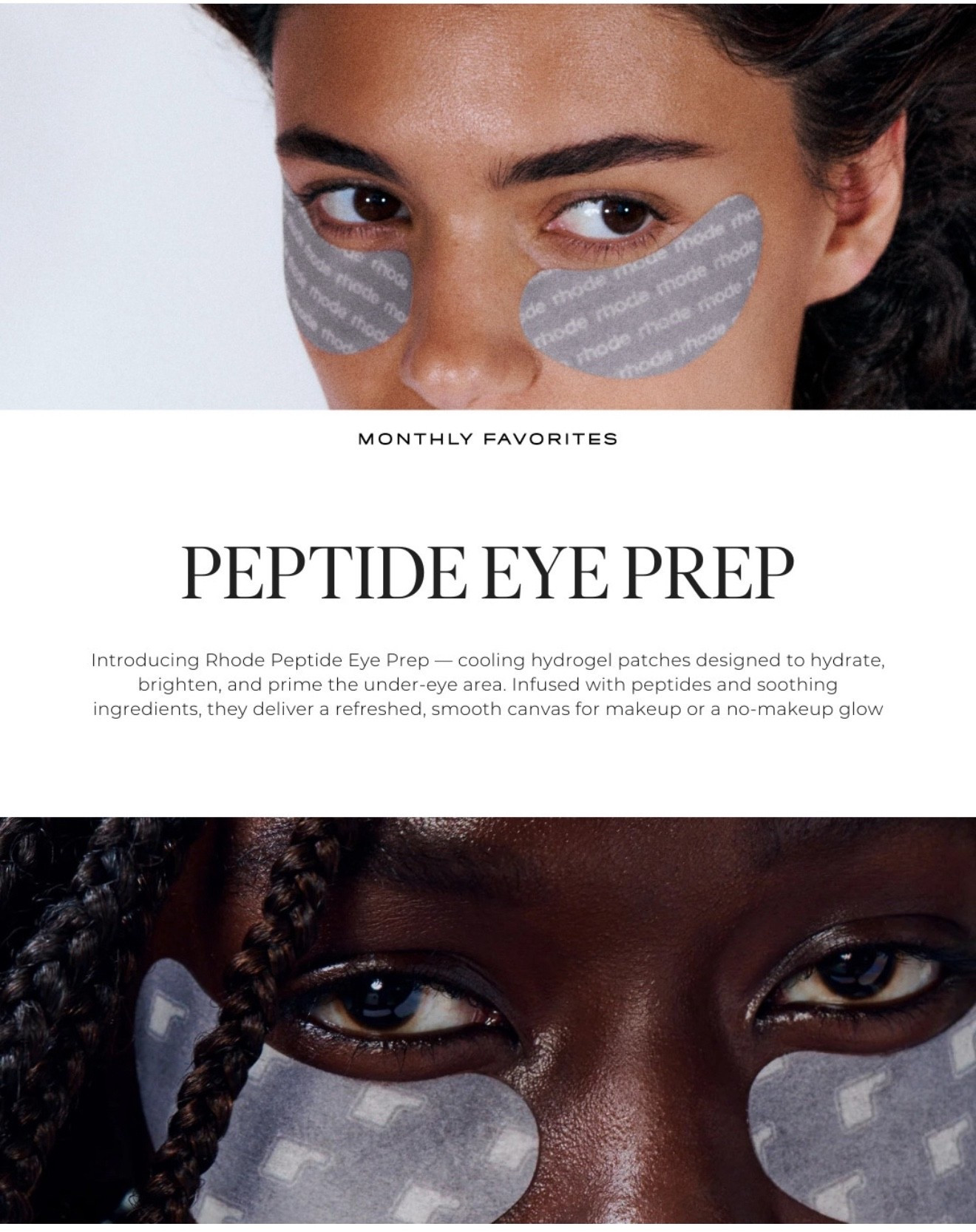 New & Noteworthy: Rhode Peptide Eye Prep Patches — Hailey Bieber’s Rhode Beauty just launched peptide eye patches designed to prep, smooth, and de-puff the under-eye before makeup—or as a quick morning reset. Think fast hydration, a fresher look, and a softer canvas for concealer.⁠
⁠
Why they work (save this):⁠
⁠
• Peptides support skin’s natural firmness and help reduce the look of fine lines.⁠
⁠
• Caffeine helps visibly de-puff by improving microcirculation.⁠
⁠
• Niacinamide targets uneven tone for a brighter under-eye.⁠
⁠
• Hyaluronic acid draws in moisture for instant plumpness.⁠
⁠
• Cooling hydrogel seals in actives while delivering a soothing, refreshed feel.⁠
⁠
How to use: Apply to clean, dry under-eyes for 10–15 minutes; tap in any remaining serum and follow with SPF and concealer.

#monthlyfavorites 

#LTKFindsUnder100 #LTKFindsUnder50 #LTKBeauty