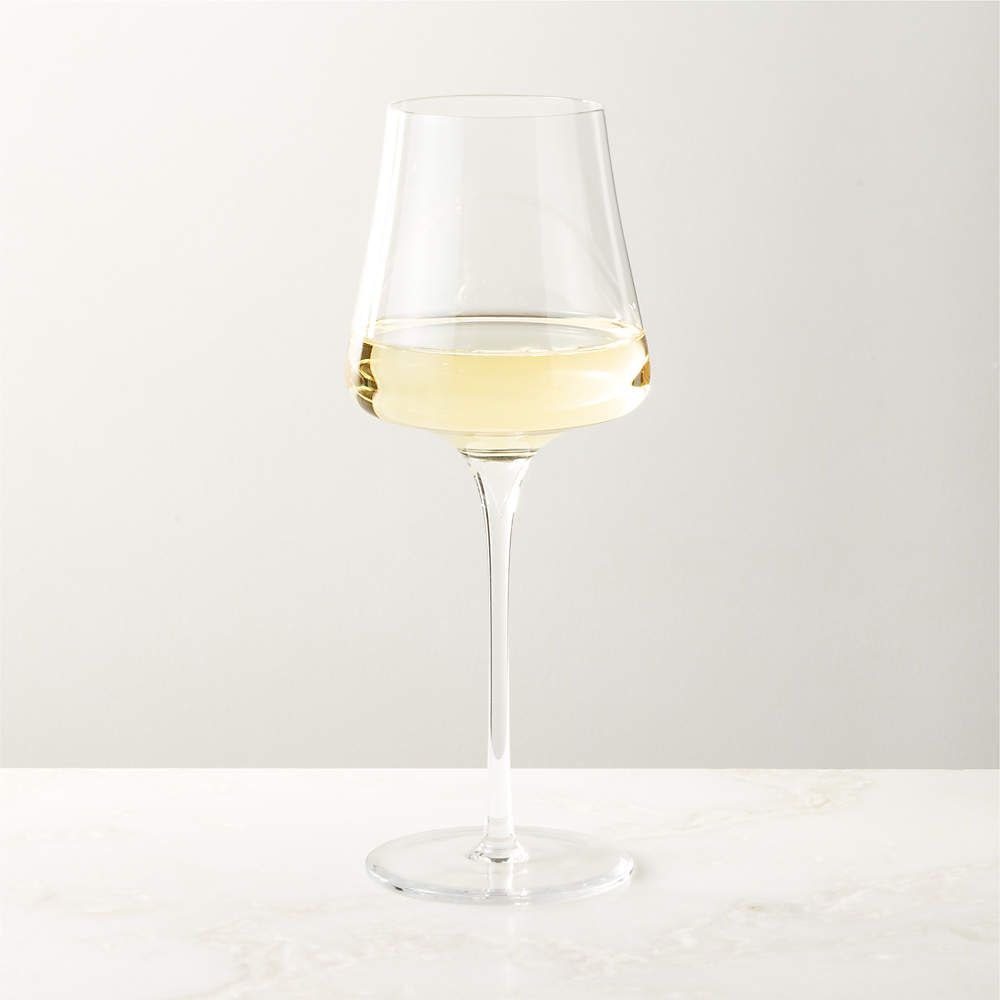 Estera Clear White Wine Glass | CB2 | CB2