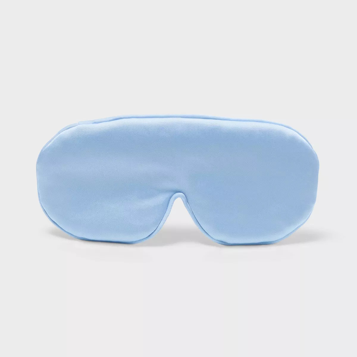 Women's Satin Contoured Sleep Mask - Auden™ Light Blue: Polyester, 8.375" Length, 3.75" Width | Target