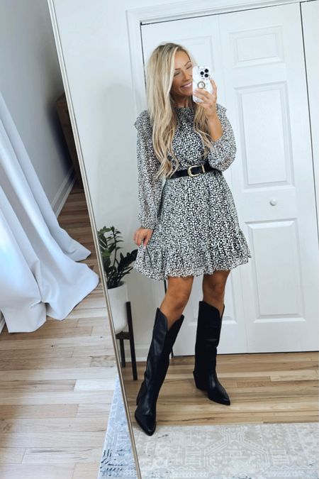 Concert outfit!

Western boots outfit, black knee high boots outfit, floral dress outfit 

#LTKshoecrush #LTKstyletip