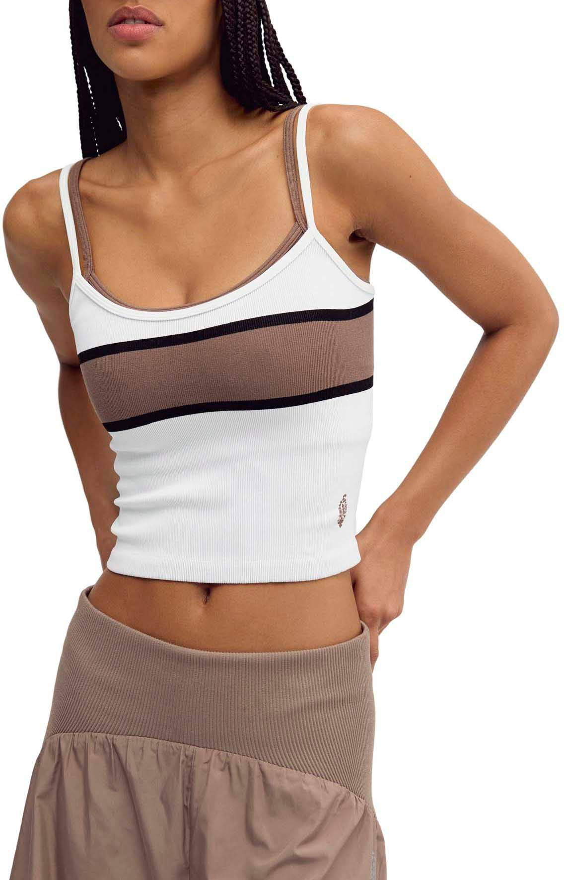 FP Movement Women's All Clear Coastline Stripe Cami, XL, Ivory Combo | DICK'S Sporting Goods