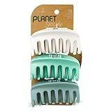 Goody Planet Goody Sustainable Round Claw Clips, Large, Extra Strong, Bright Colors, Blue, White and | Amazon (US)