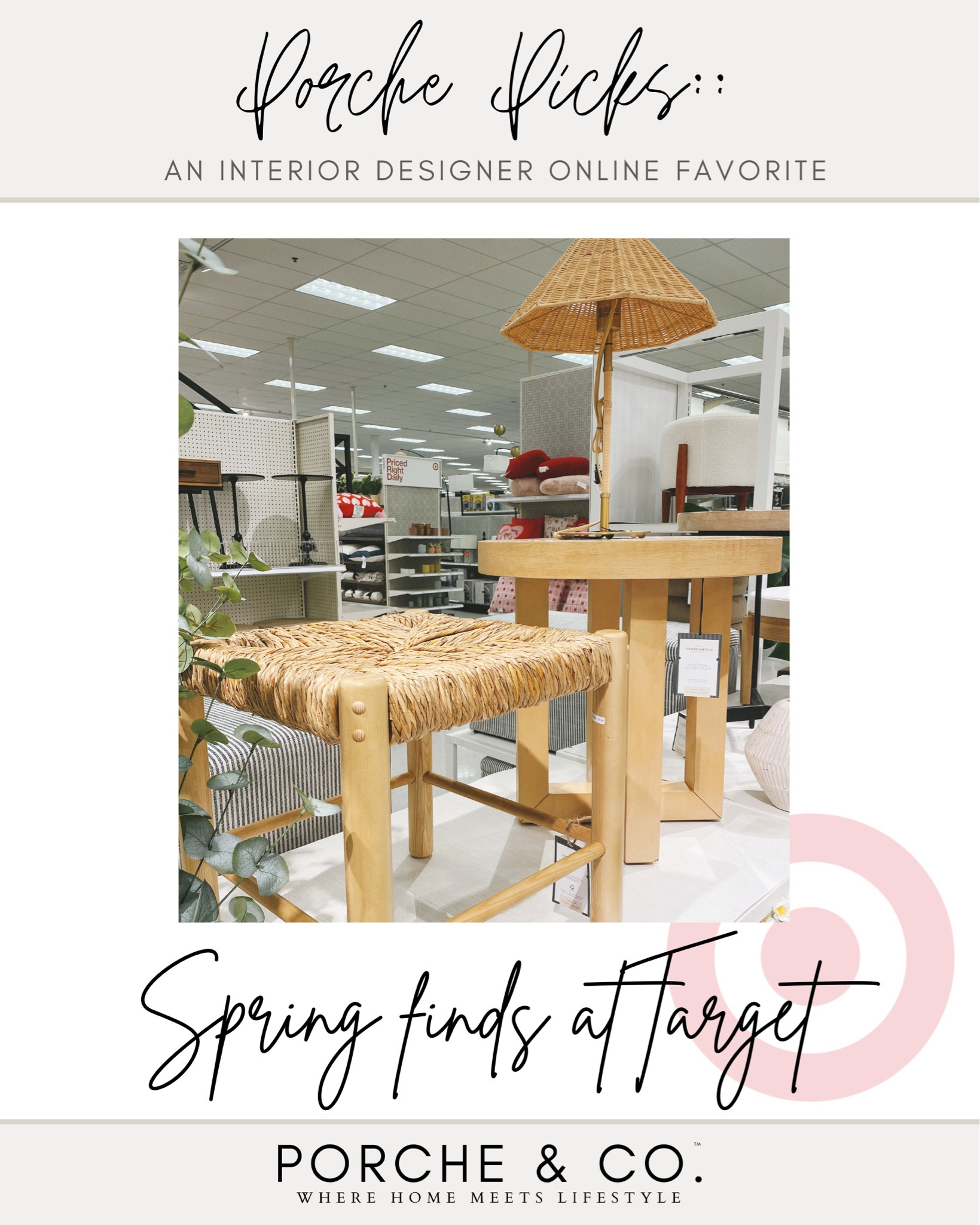 Spring decor for your home- wicker warm ottoman stool, side table and lamp from Target 😍 #spring #affordable #lamp #console #sidetable #accenttable

#LTKhome #LTKSeasonal #LTKstyletip