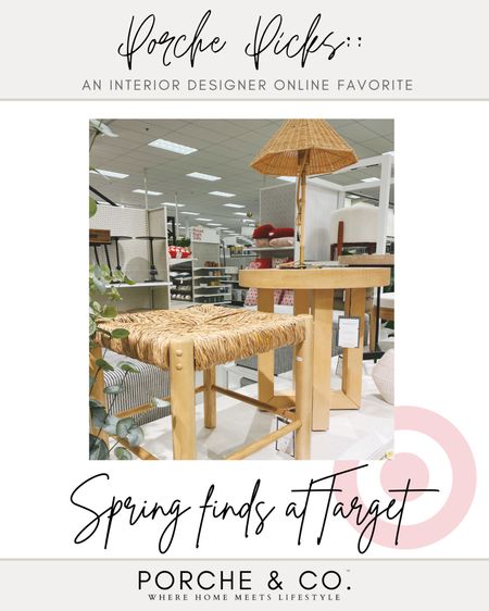Spring decor for your home- wicker warm ottoman stool, side table and lamp from Target 😍 #spring #affordable #lamp #console #sidetable #accenttable

#LTKhome #LTKSeasonal #LTKstyletip