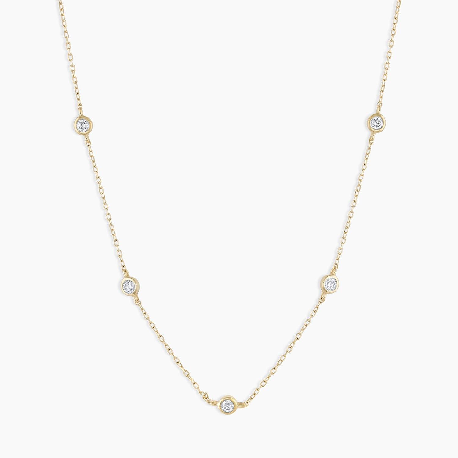 Classic Five Diamond Necklace | Gorjana