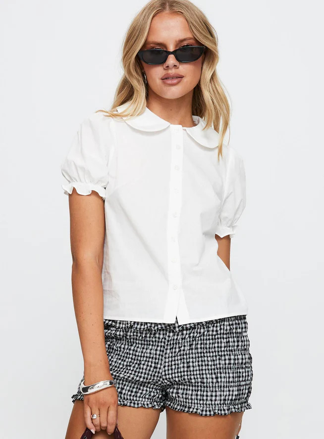 Neverland Blouse Top White | Princess Polly AU