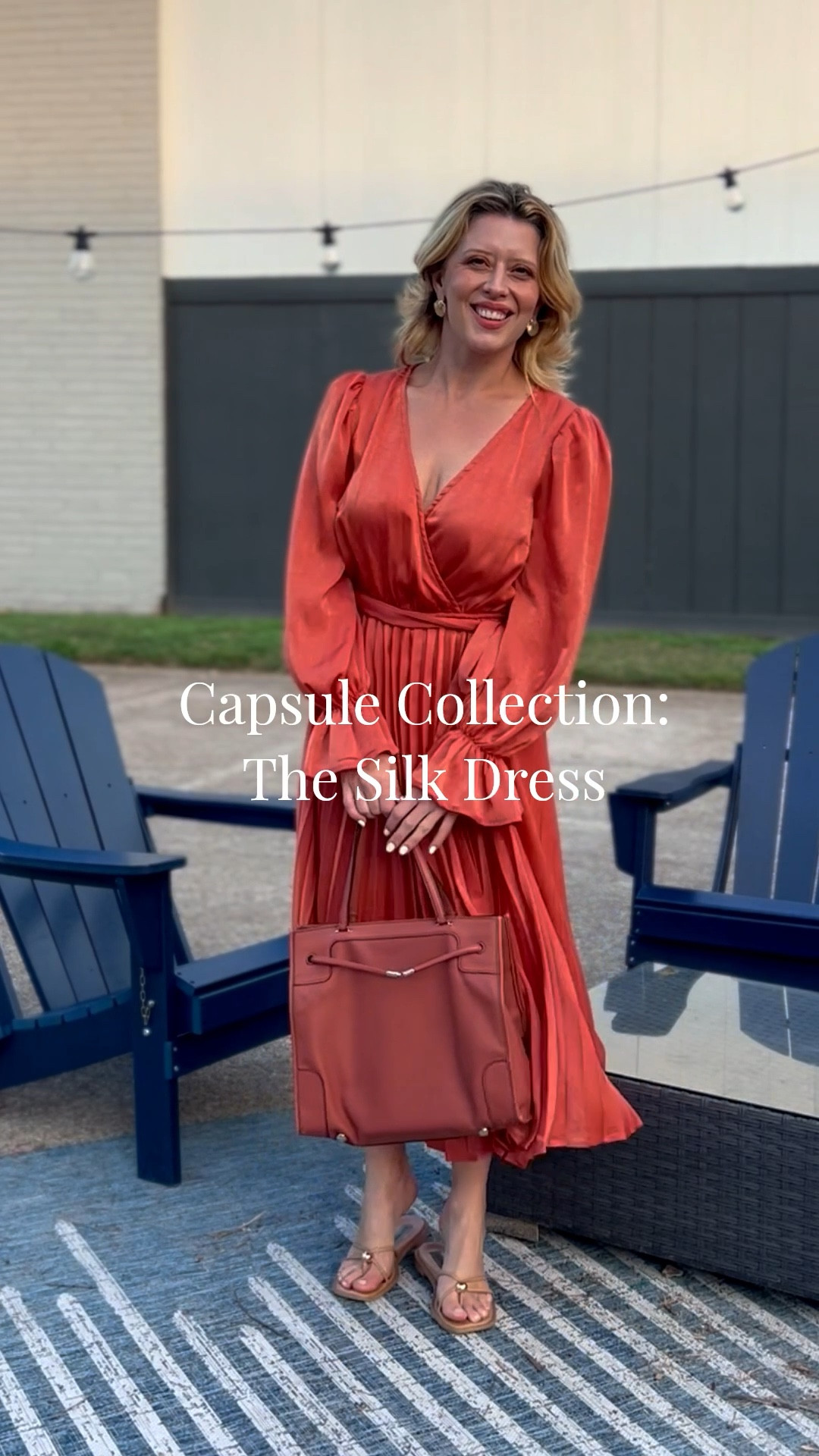 The Capsule Collection: Make sure you have a silk pleated dress that gently grazes the body. Great for dinners on Summer nights, church, with a straw hat daytime, and I wore it to a college board meeting! 

Paired with a @valentino satchel
Dress is @anthropologie
Sandals @stevemadden
Earrings @ettika

Classy. Timeless. Ladylike.

#capsulewardrobe 

#LTKWorkwear #LTKootd