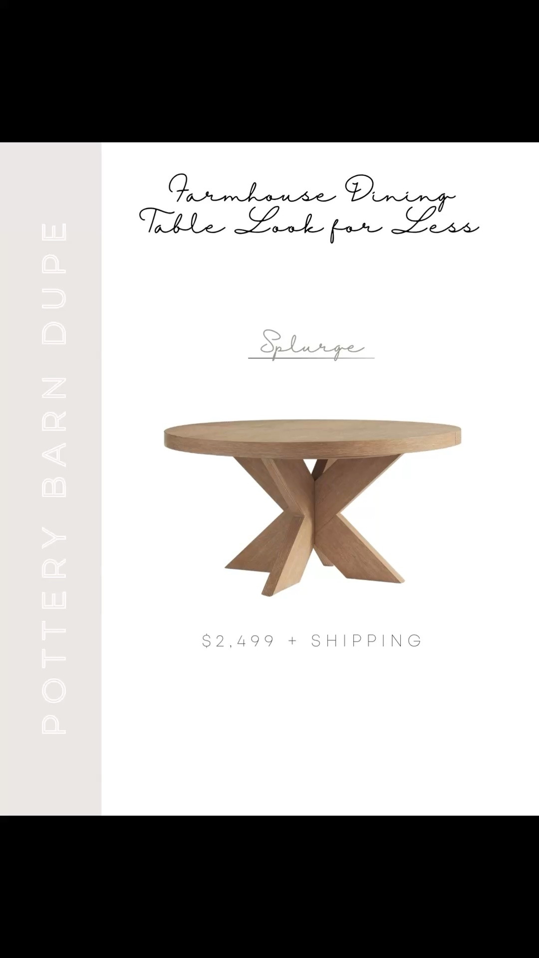 If you love the look of Pottery Barn dining tables but not the price tag, these are the best look-for-less options I’ve found. Rounding up my favorite lookalikes for the Benchwright, Banks, Farmhouse, and Toscana dining tables — same beautiful styles, way more budget friendly 🤍 Linking all of my favorites here so you can easily compare and find the perfect dining table for your space.

#LTKSaleAlert #LTKHome