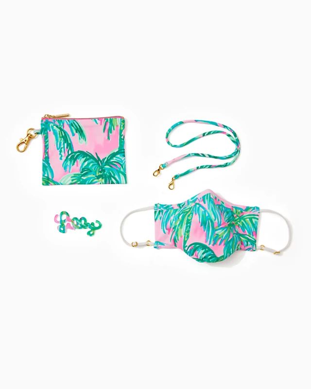 Adult On The Go Mask and Pouch Set | Lilly Pulitzer