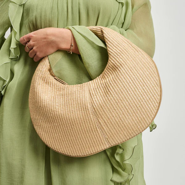 Farrah - Straw Hobo | Moda Luxe
