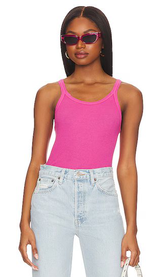 Ribbed Tank in Fuchsia | Revolve Clothing (Global)