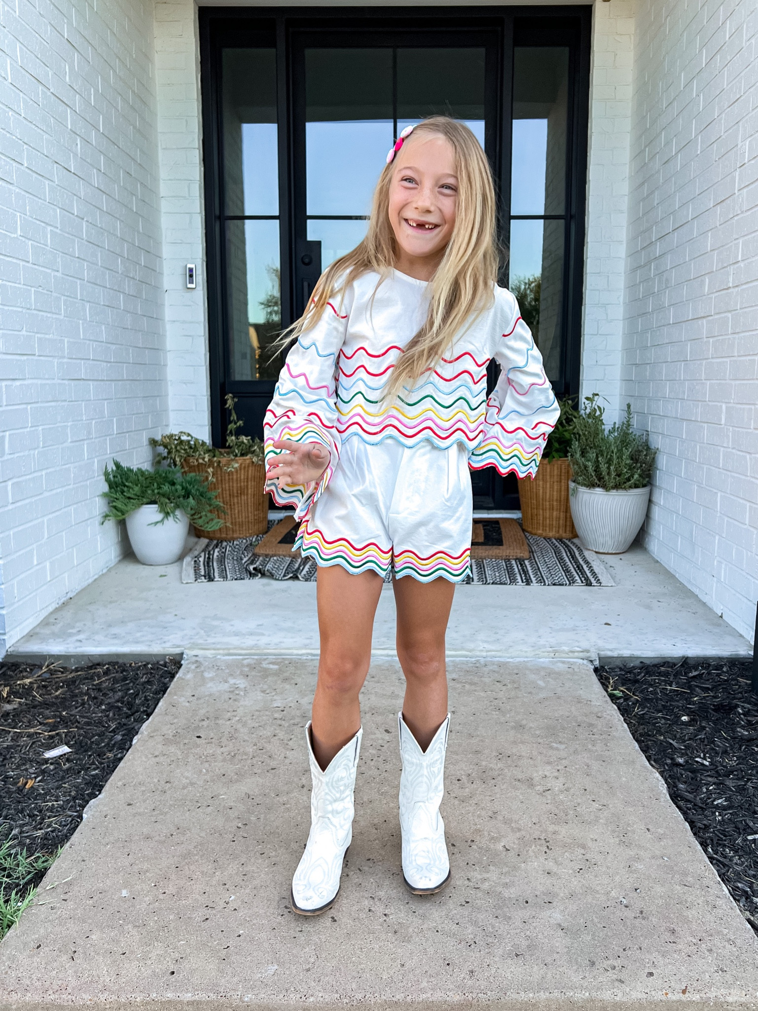 Little girls back to school 8 yr old boots set 

#LTKBacktoSchool