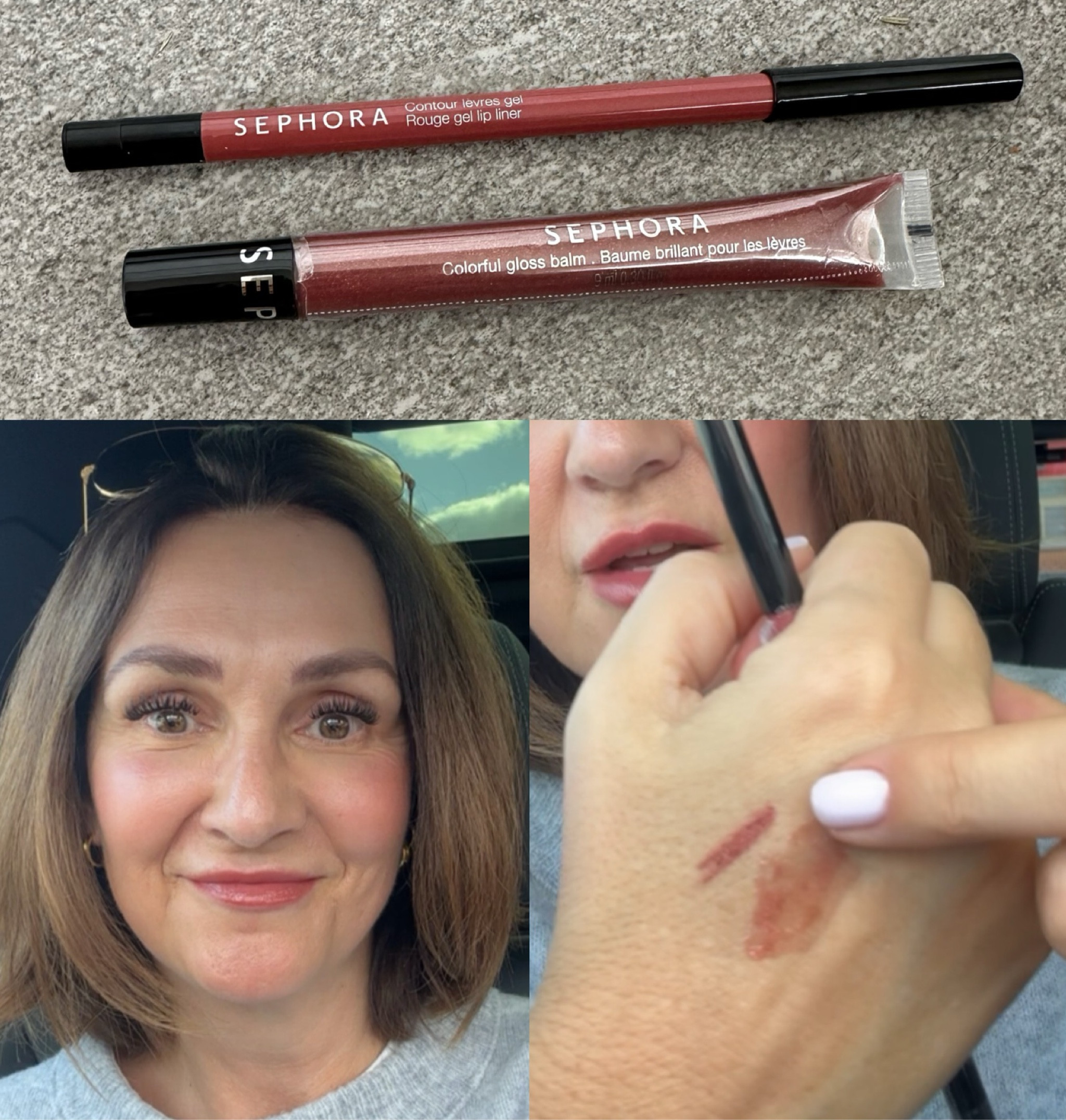 Fave dark nude lip combo!
Gel liner is shade mesquite and has a sharpener at the end, gloss is shade cinnamon toast, I also have and love “milk chocolate” and “coffee date”
Use code YAYSAVE 


#LTKbeauty #LTKxSephora #LTKfindsunder50