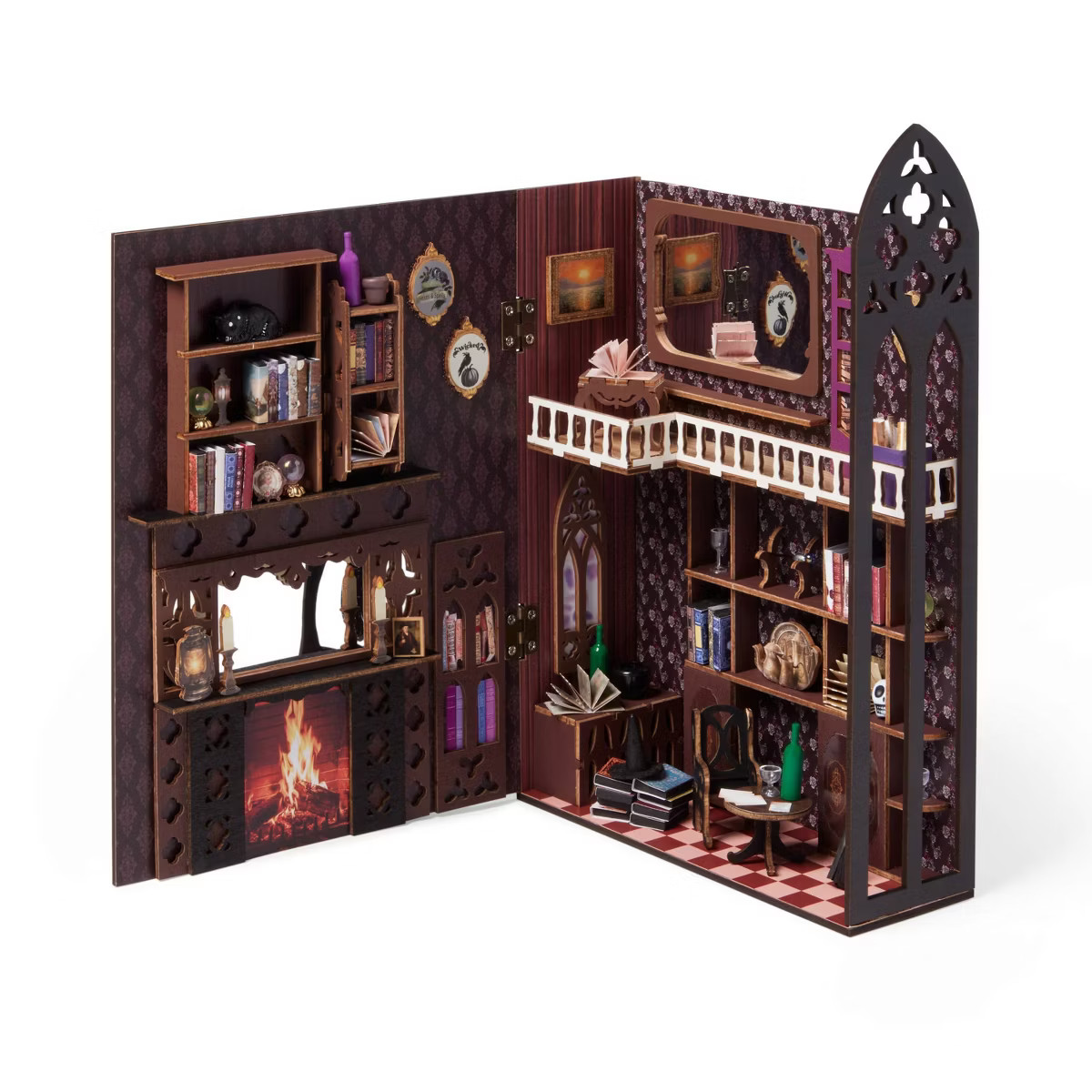 Halloween Craft Haunted Book 3D Miniature Build Kit - Mondo Llama™ | Target
