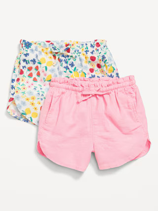 Dolphin-Hem Shorts 2-Pack for Toddler Girls | Old Navy (US)