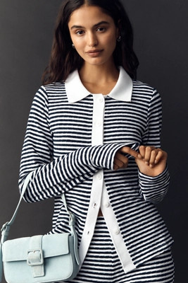 Maeve Long-Sleeve Collared Buttondown Top | Anthropologie (UK)