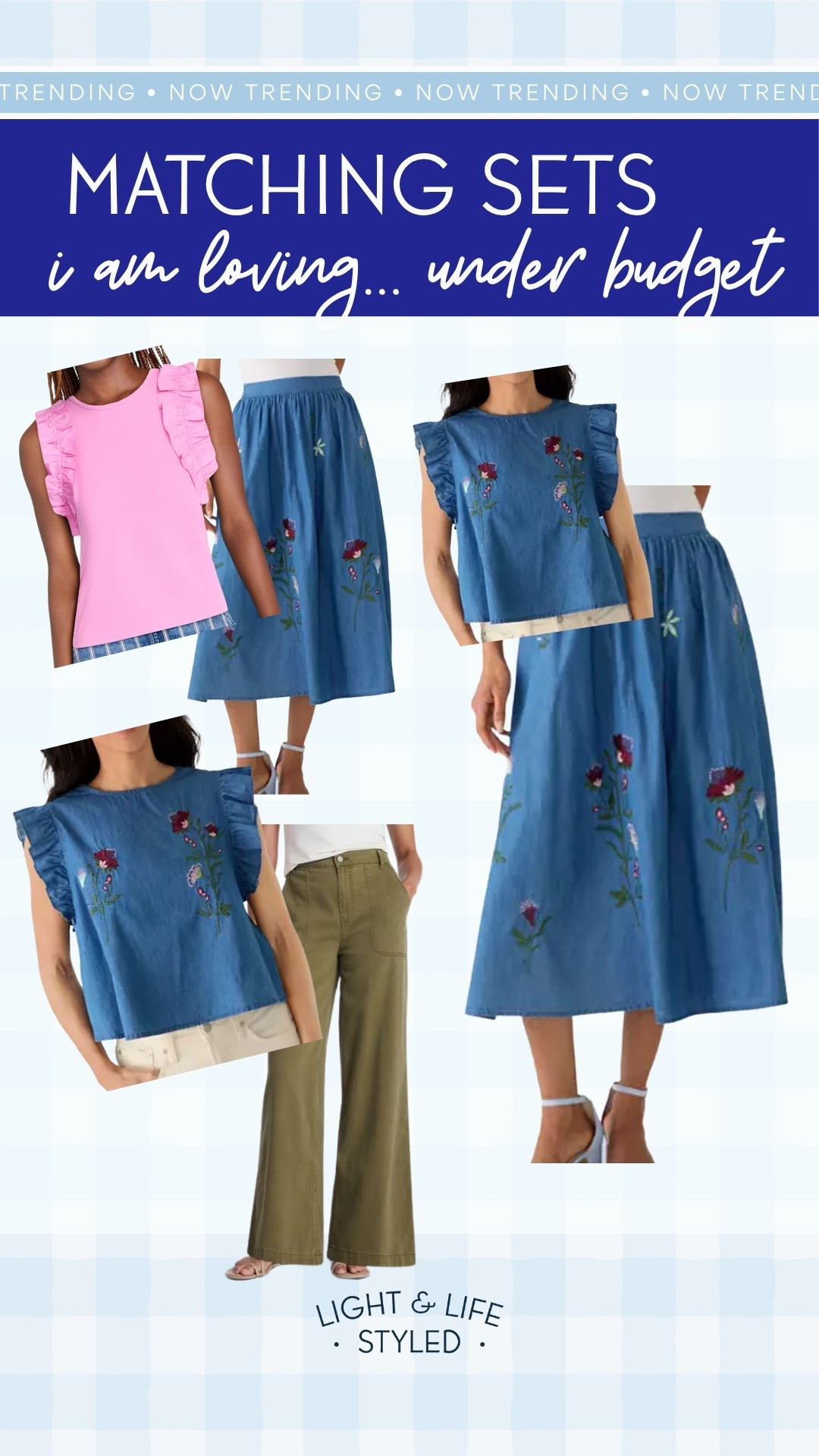 One of my favorite ways to stretch my closet is by investing in matching sets. These Belk sets are on sale, and each piece can be mixed and matched to create so many different outfits. Pair the skirts with a simple tee or sweater, style the tops with your favorite denim or trousers, and suddenly one purchase becomes multiple looks.


Belk fashion, matching sets, affordable fashion, fall transition outfits, teacher outfits, classroom style, workwear ideas, mix and match outfits, capsule wardrobe, budget-friendly fashion, fall fashion trends, office outfits, modest style, everyday fashion, elevated basics, skirt set, eyelet set, striped dress set, embroidered set, back to school outfits, women’s workwear, affordable style, versatile wardrobe, classic fashion, teacher wardrobe, outfit inspiration, casual chic, fall wardrobe essentials, women’s clothing sale,