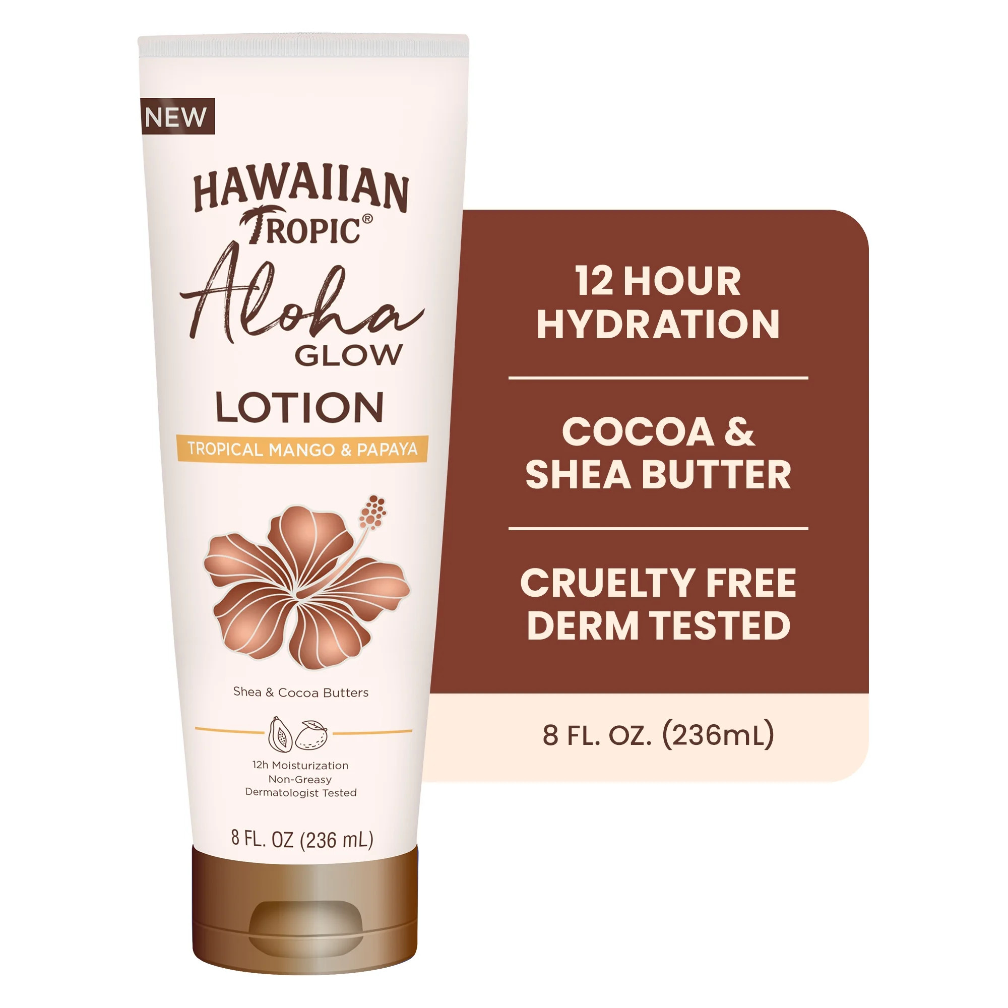 Hawaiian Tropic Aloha Glow Body Lotion, After Sun Lotion Tan Extender, Moisturizing Cream, 8 oz | Walmart (US)