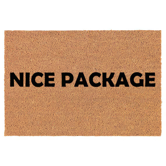 Nice Package Funny Coir Doormat Welcome Front Door Mat New | Etsy | Etsy (US)