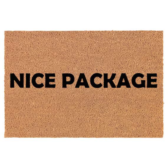 Nice Package Funny Coir Doormat Welcome Front Door Mat New | Etsy | Etsy (US)