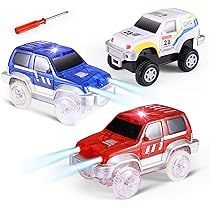Track Cars Light Up Toy Car Track (3-Pack),Compatible with Magic Tracks Glow in the Dark, Toy Car... | Amazon (US)