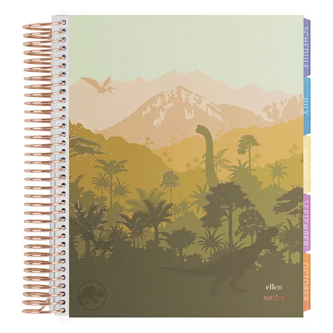 Jurassic World Metallic Dinosaur Vista Academic Planner | Erin Condren | Erin Condren