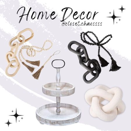 Decorative Wood Chain Link and Bead Garlands Set
Modern
Boho Garlands with Tassels for
Living Room Kitchen Counter Decor Bedroom Entryway
Farmhouse Tiered Tray with Beads Home Decor, Round 2
Tier
Tray Cupcake Server, Kitchen Tiered Tray Decor, Wooden Two
Tier Tray with Beads for The Coffee Table, 2 Tiered Tray Farmhouse Display
#LTKsalealert #LTKunder50 #LTKhome


#LTKhome #LTKGiftGuide #LTKHoliday