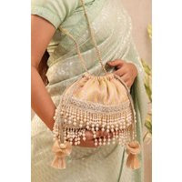 Amari Pearl Multicolor Bridal Potli, Vintage Inspired, Bag, Modern Ethnic Bags, Brides Maid Potli Diwali Gifting, Gifts For Her | Etsy (US)