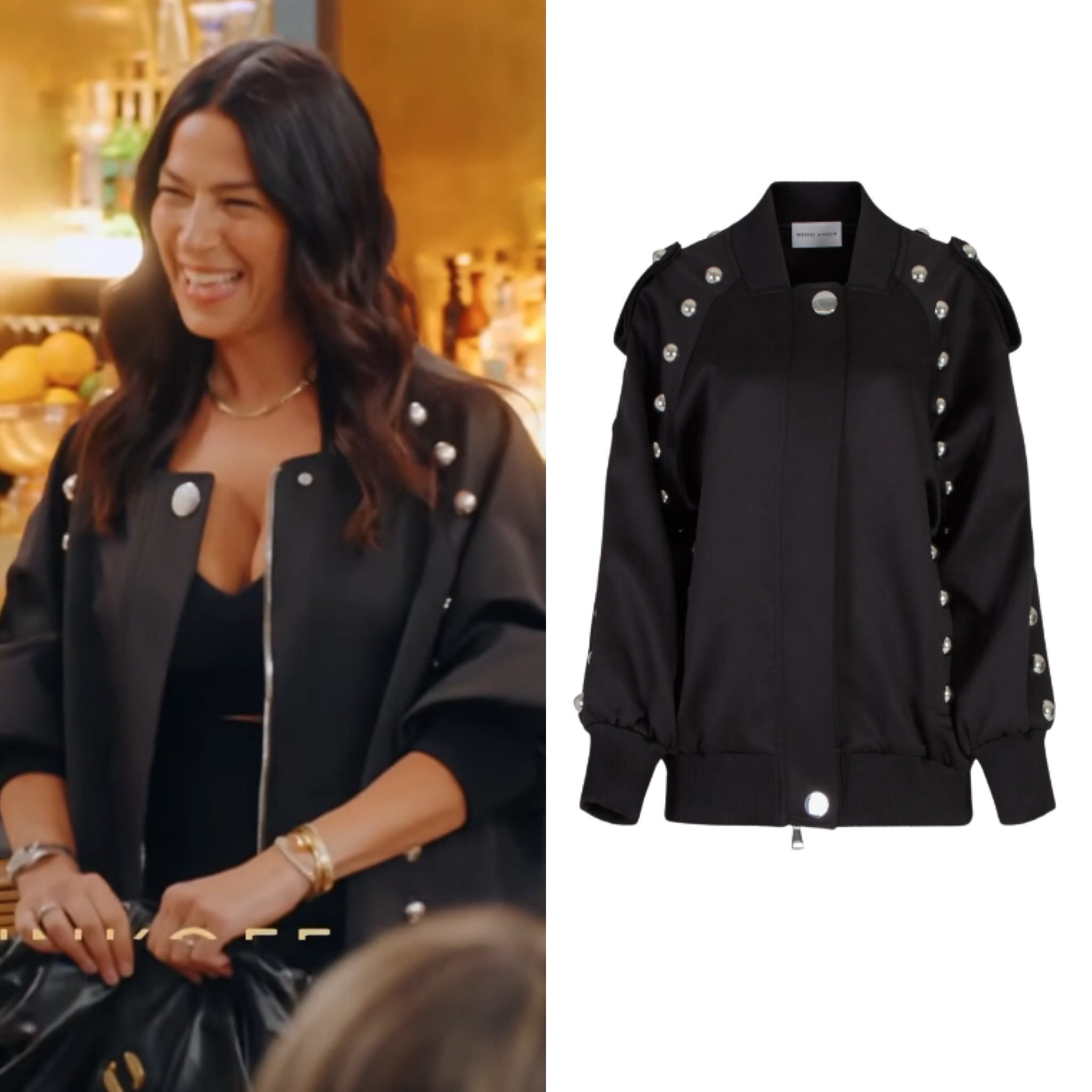 Rebecca Minkoff’s Black Studded Jackett