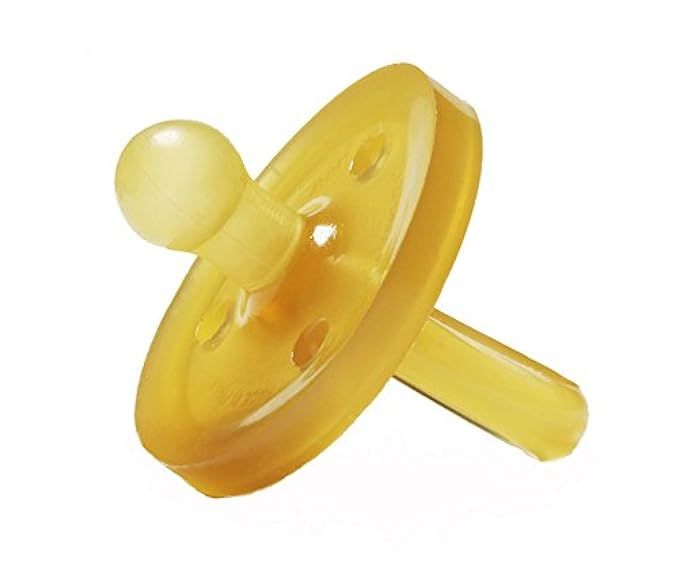 SMALL 0-6 Months, Natursutten BPA-Free Natural Rubber Pacifier, Rounded Nipple 0-6 mo | Amazon (US)