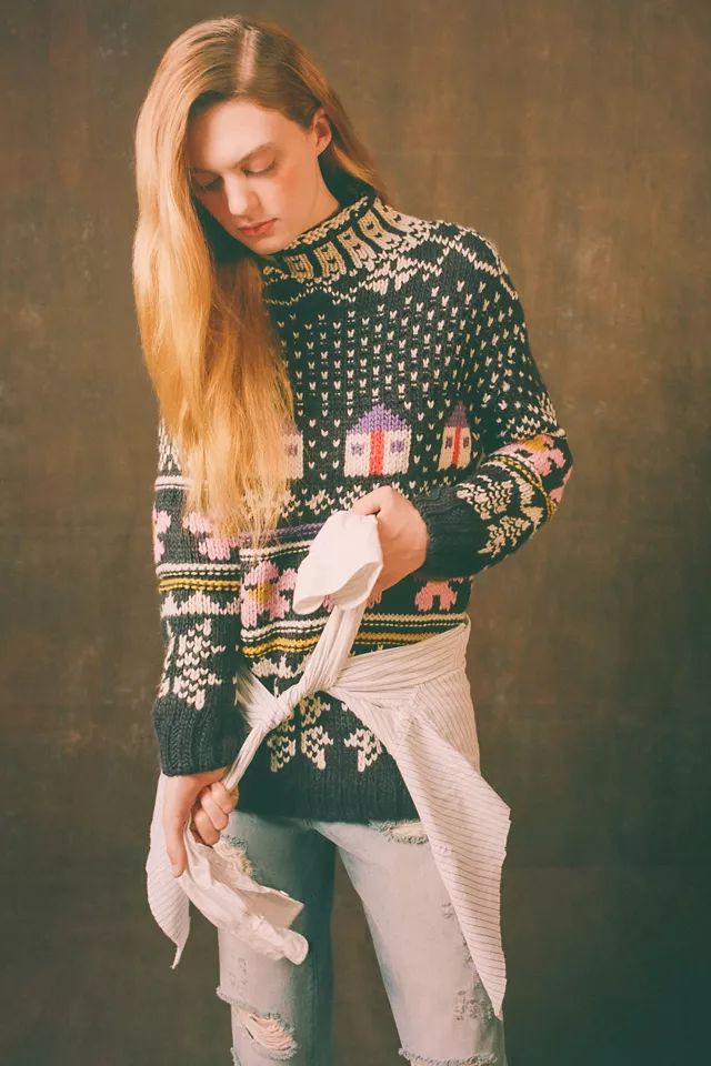 Kimchi Blue Farley Fair Isle Sweater | Urban Outfitters (US and RoW)
