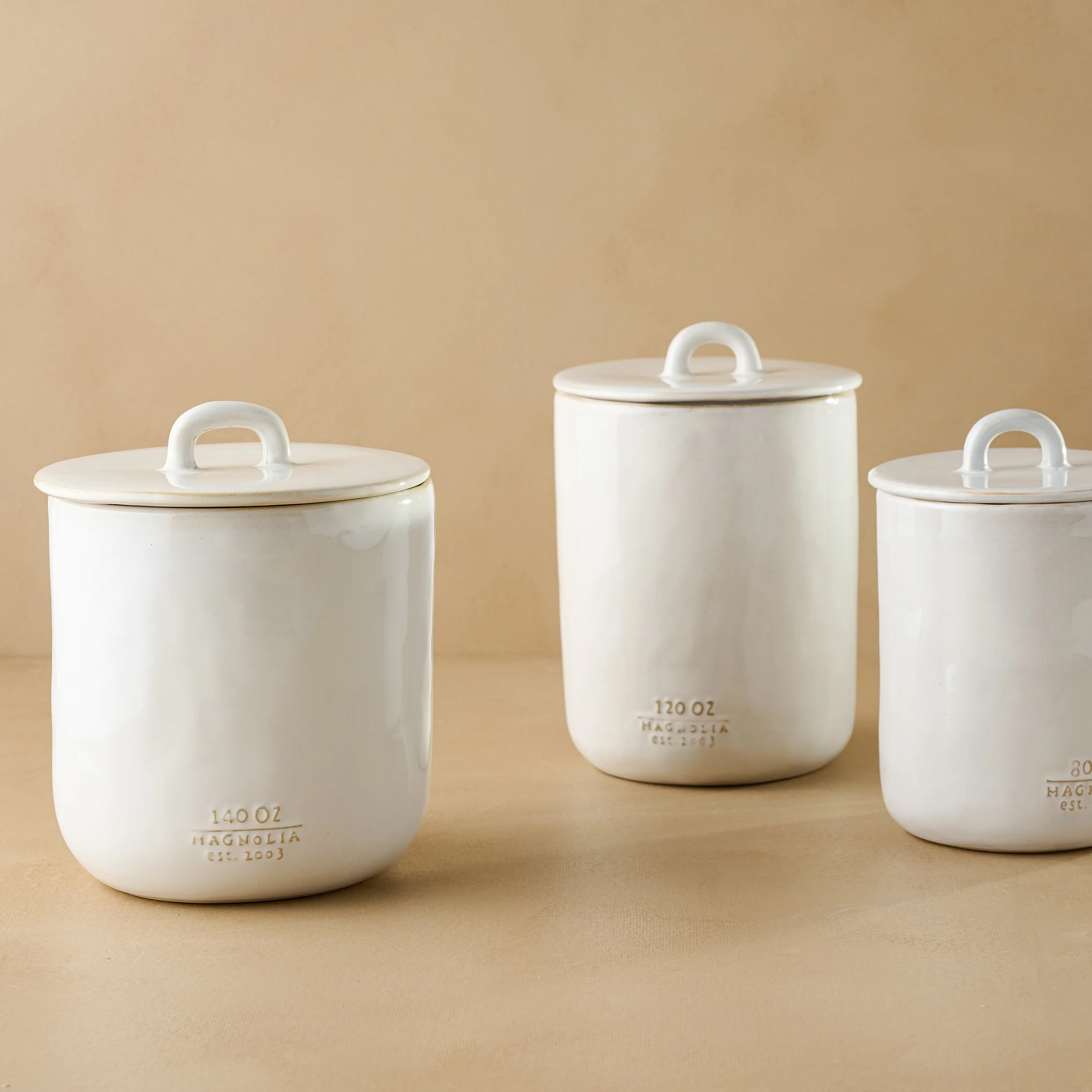 Mia Ceramic Canister | Magnolia