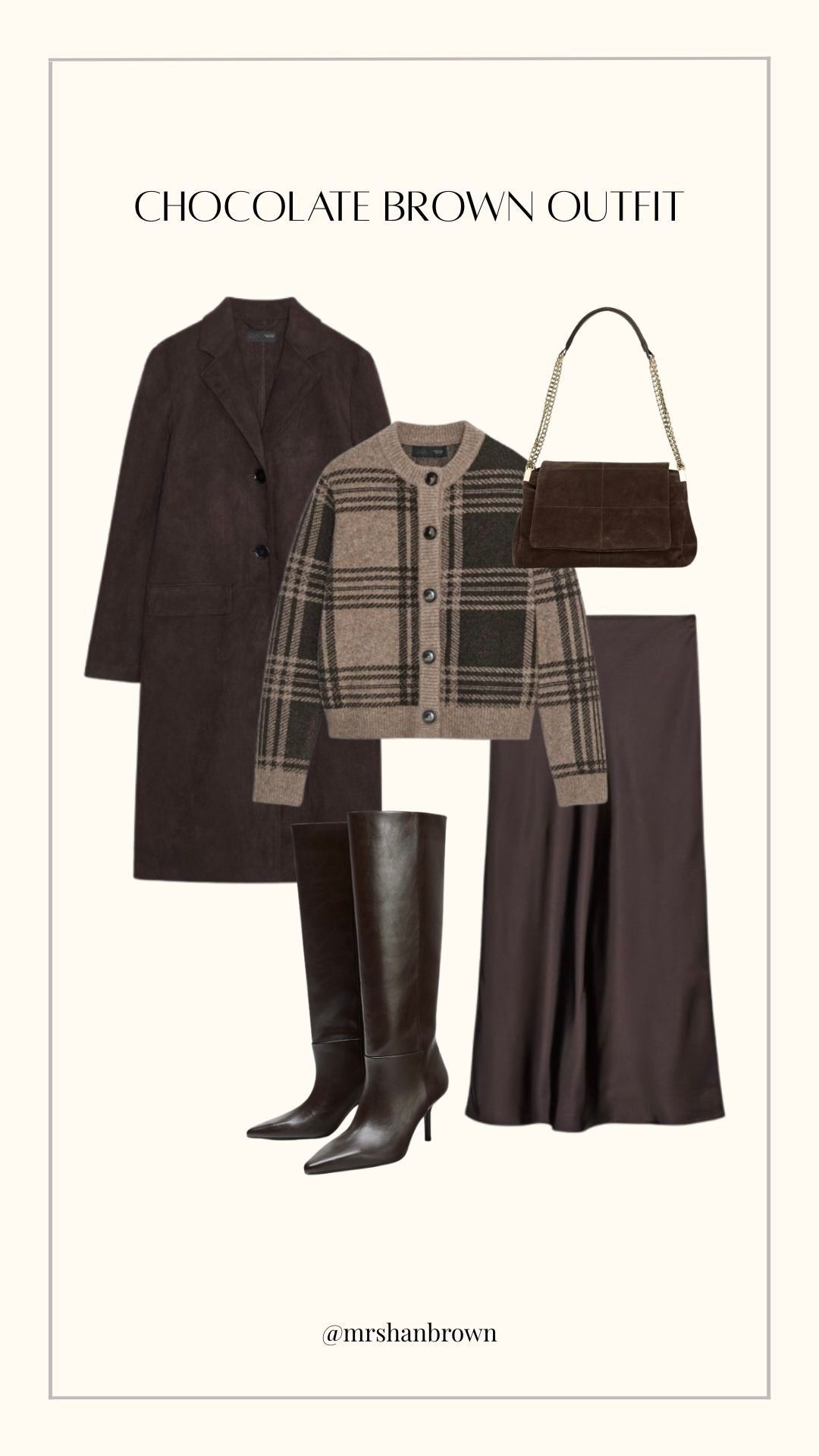 A way to style the gorgeous knee-high chocolate brown boots 🤎

Autumn outfits, day to night, date night, suede coat, brown outfit, satin skirt 

#LTKuk #LTKdatenight #LTKautumn