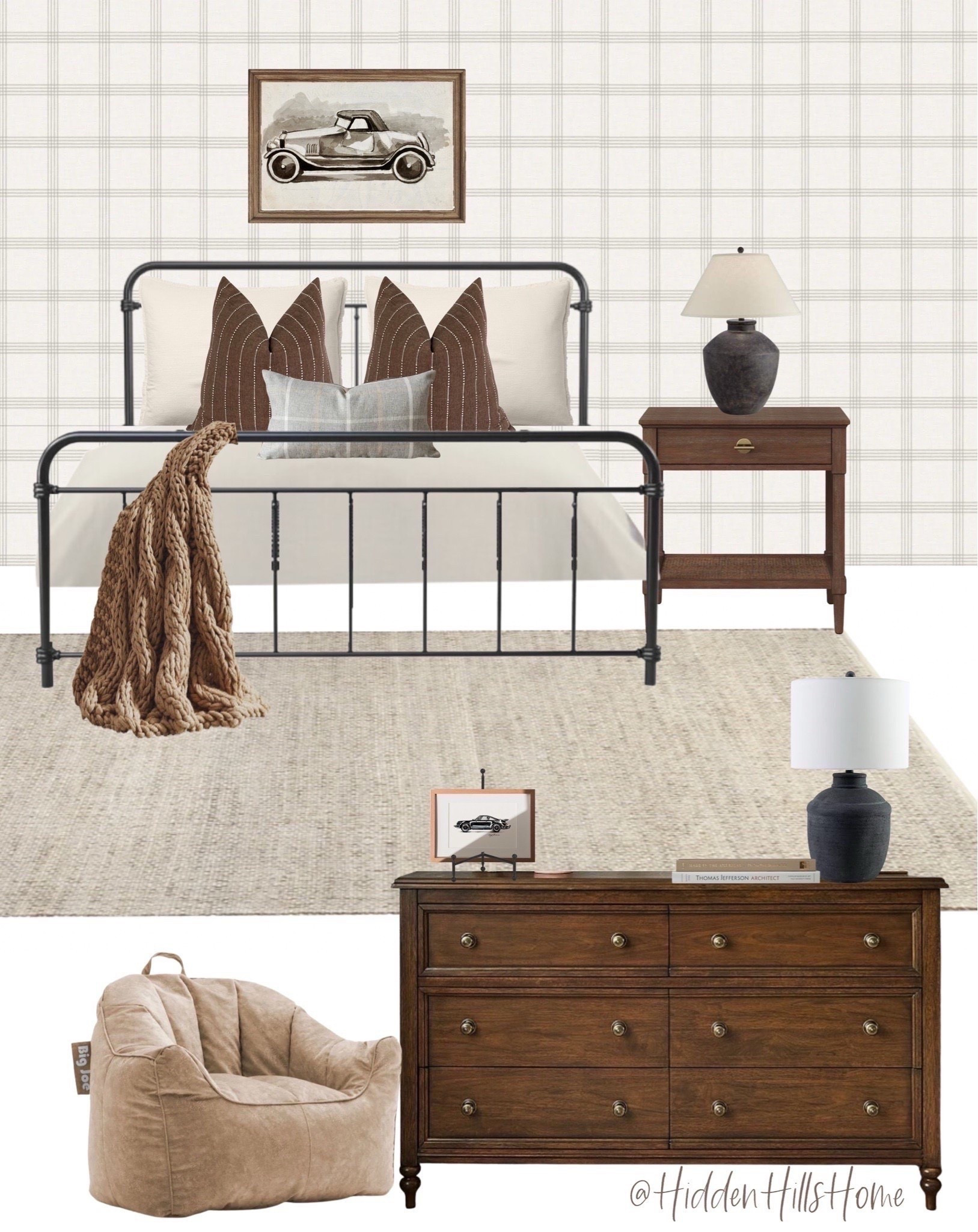Boys bedroom, boys bedroom mood board, plaid wallpaper bedroom ideas, boys room decor, teen room ideas #boys #bedroom

#LTKHome #LTKSaleAlert #LTKKids