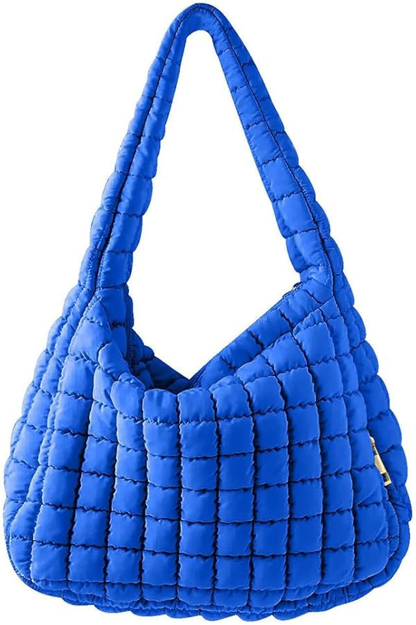 Quilted Tote Bag for Women Puffer Bag Lightweight Padding Shoulder Bag Down Cotton Padded Large C... | Amazon (US)