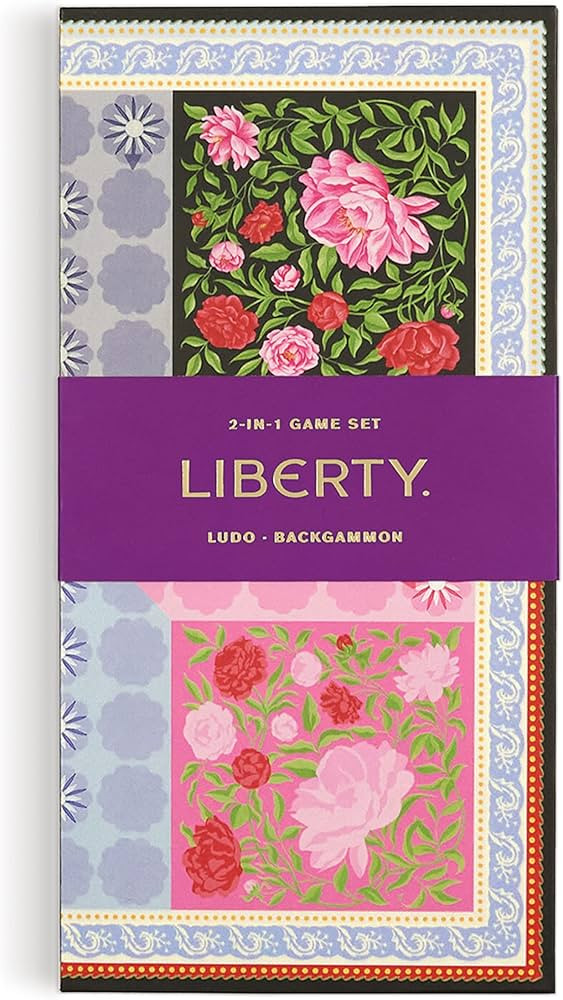 Galison Liberty 2-in-1 Game Set Aurora from Galison - Ludo and Backgammon Set with Liberty's Icon... | Amazon (US)