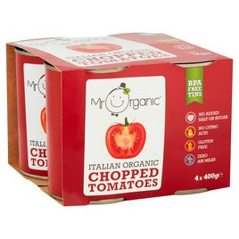 Mr Organic Chopped Organic Italian Tomatoes | Ocado | Ocado