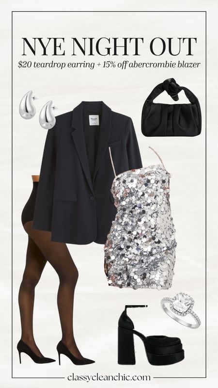 New Year’s Eve night out outfit inspo. New years looks. Silver sequin mini dress from lulus.
Codes: 
Victoria Emerson: 30emerson 

#LTKstyletip #LTKHoliday #LTKSeasonal