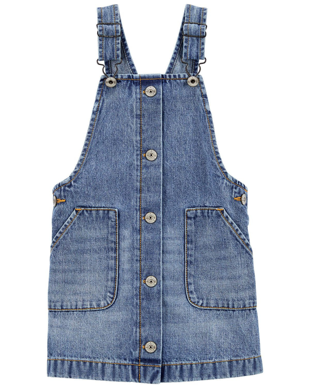 Stevie Wash Toddler Denim Button-Front Skirtall | carters.com | Carter's