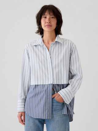 Organic Cotton Convertible Big Shirt | Gap (US)