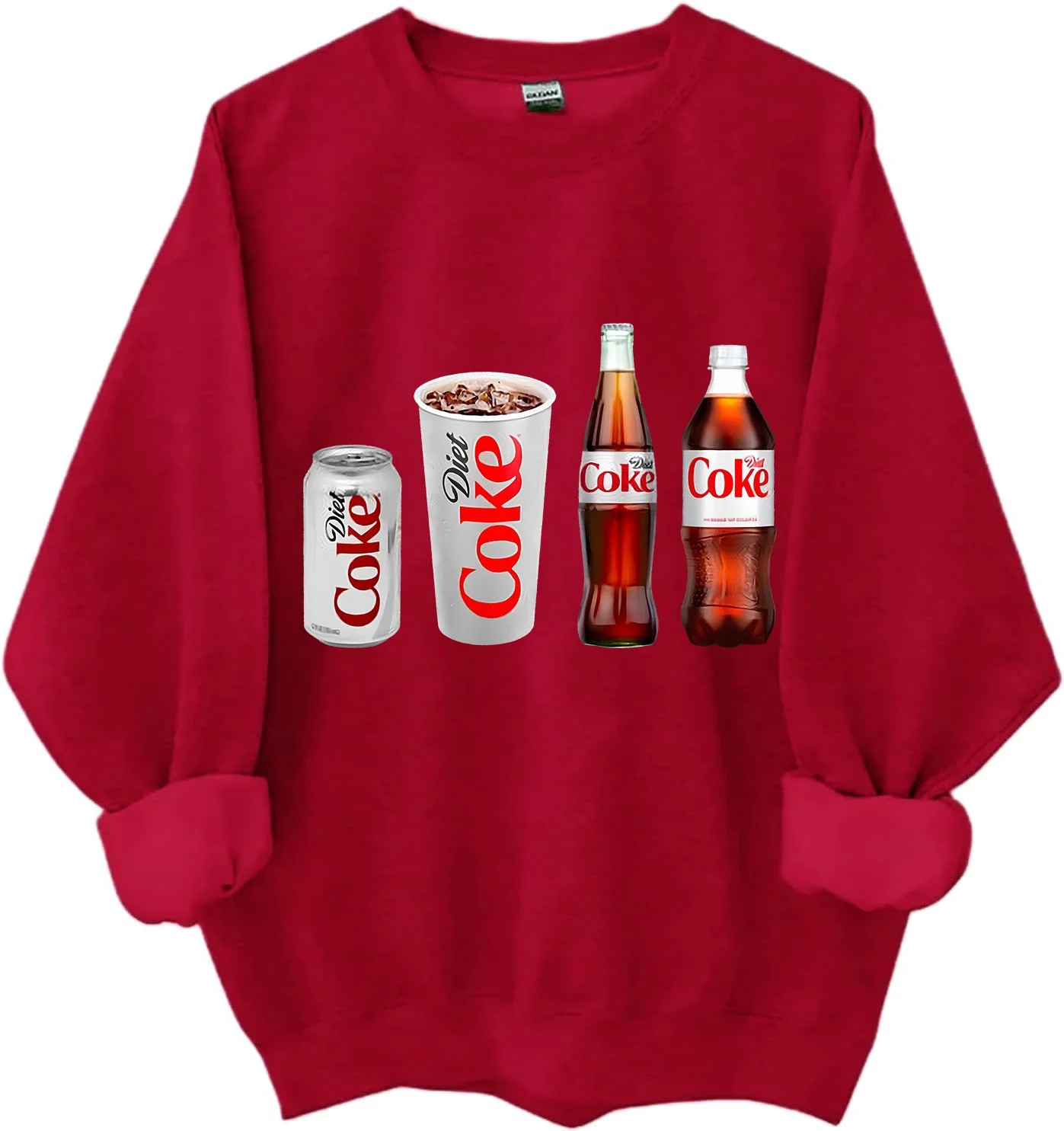 Diet Coke Sweatshirt, Diet Coke Lover Tshirt, Funny Soda Shirt, Coke Lover Gift, Diet Coke Long S... | Walmart (US)
