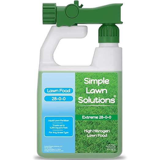Maximum Green & Growth Fertilizer High Nitrogen 28-0-0 Liquid Lawn Food Spray Spring & Summer- An... | Amazon (US)